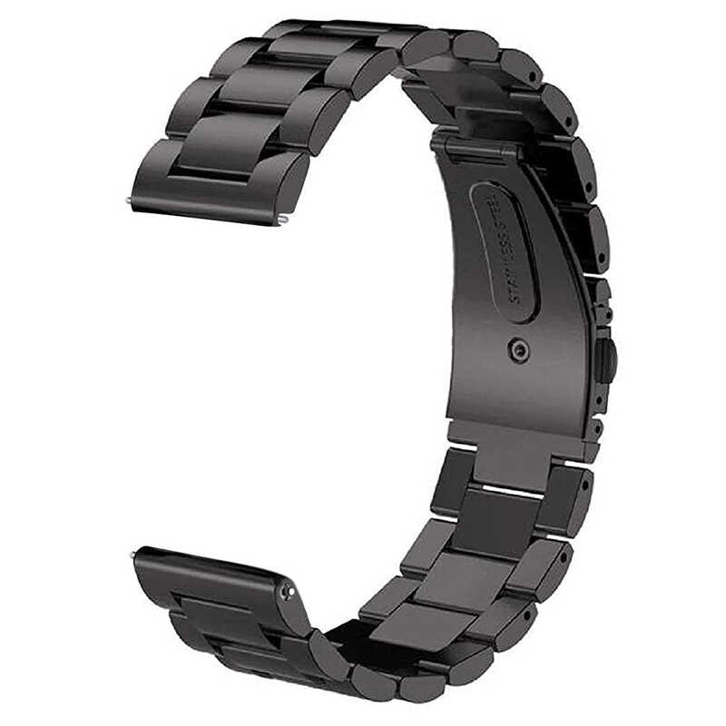 Amazfit Balance Uyumlu (22mm) Klasik Metal Kordon-04