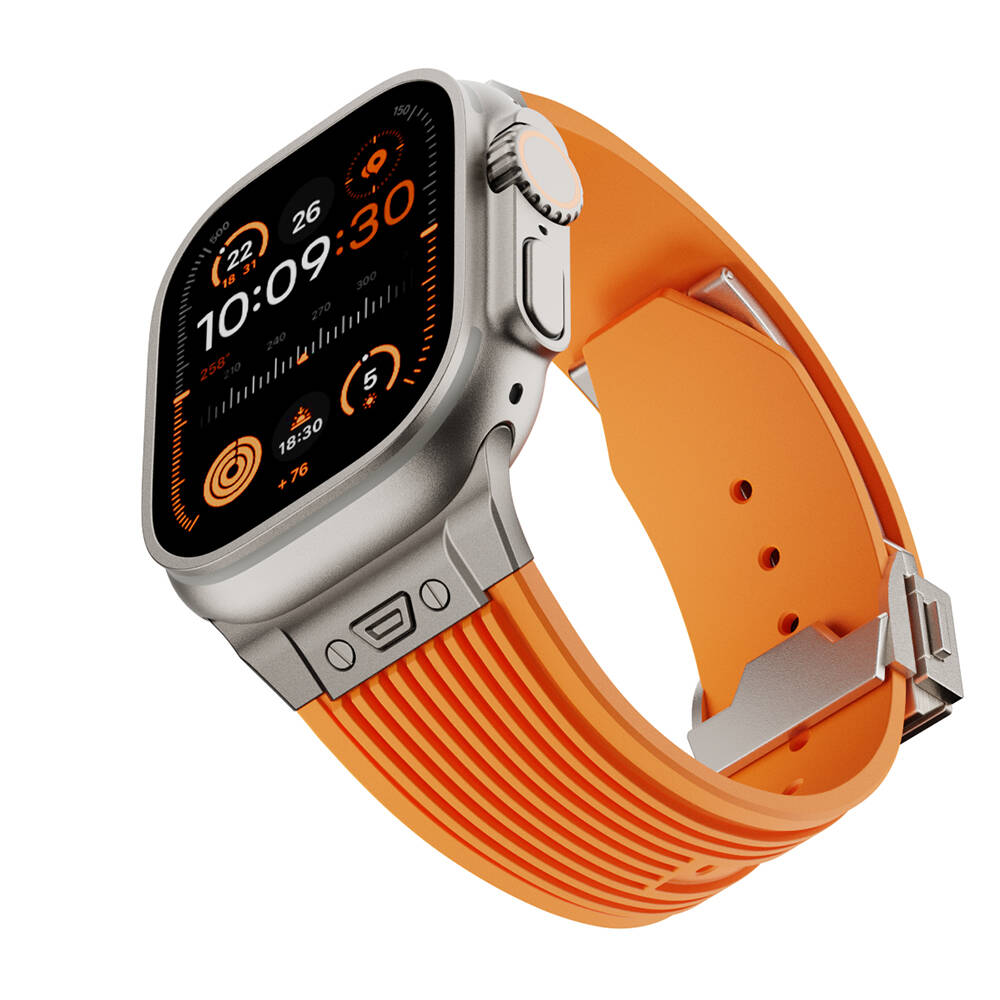 Apple Watch SE (44mm) Uyumlu Silikon Kordon-113